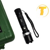 تصویر چراغ قوه شارژی BRILLANTE TORCIA LED بدنه آلومینیوم 