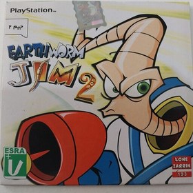 تصویر بازی پلی استیشن 1 جیم 2(earthworm Jim 2) 