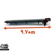 تصویر گرماتاب لوله ‌ای XRL9 شعله کار | هیتر تابشی صنعتی 9.90 متری برای صرفه جویی در مصرف گاز 