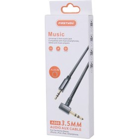 تصویر کابل AUX سرکج Firstyou مدل A008 