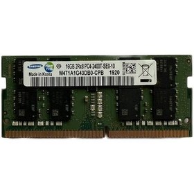 تصویر رم لپ تاپ DDR4 تک کاناله 2400 مگاهرتز سامسونگ Samsung مدل PC4 ظرفیت 16 گیگابایت ا Laptop Memory - DDR4 - Samsung - PC4 - 16GB - 2400MHz Laptop Memory - DDR4 - Samsung - PC4 - 16GB - 2400MHz