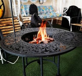 تصویر اتشدان مدل گرد 