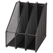 تصویر جا مجله ای فلزی 3 خانه 