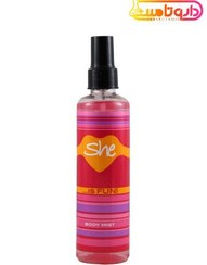 تصویر بادی اسپلش زنانه شی مدل Is-Fun حجم ۲۲۰ میلی‌لیتر با رایحه شیرین 