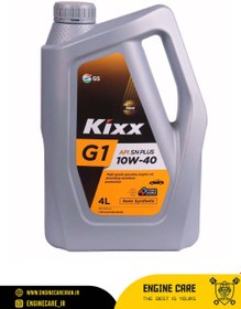 تصویر روغن موتور کیکس مدل 10W-40 اصلی ساخت کره چهار لیتری Kixx 10W-40 4lit