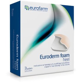 تصویر پانسمان فوم پاشنه یورودرم یوروفارم Eurofarm Euroderm Foam Heel 