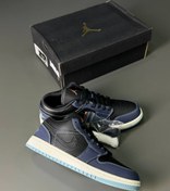 تصویر کتانی نایکی جردن ۱ مدل Air Jordan One Low با رویه چرم سایز ۴۰ تا ۴۵ 