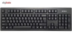 تصویر کیبورد و ماوس بی سیم ای فورتک مدل 3000N 3000N PADLESS Wireless Keyboard and Mouse