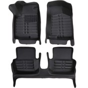 تصویر کفپوش پنج بعدی بسترن b30 رنگ مشکی | زرین فرش (AM) 