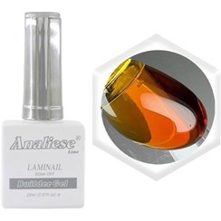 تصویر رابر بیس (لمینت) کاشت ناخن yellow B4 آنالیزAnaliese 