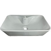 تصویر کاسه روشویی شیرخور گاتریا مدل هما مستطیل - رنگی خاص 