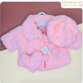 تصویر ست نوزادی شنل سه تیکه 