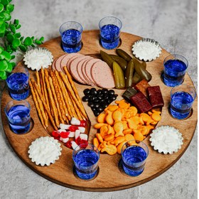 تصویر مزه خوری چوبی بزرگ 