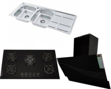 تصویر ست هود و گاز و سینک نوریس مدل هامون 