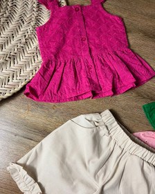 تصویر پیراهن بچگانه خامه دوزی 