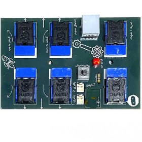 تصویر فایل PCB دسته کنترل ربات K6 