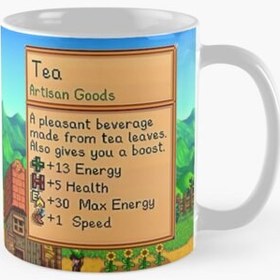 تصویر ماگ نوین نقش طرح Tea Stardew Valley Mug Stardew Valley Gift Valley Coffee Mug Stardew Valley Game Stardew Valley Cup Stardew Mug Video Game Mug Gamer Mug 