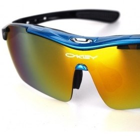 تصویر عینک اوکلی ۵ لنزه مدل OAKLEY POLARIZED - آبی 