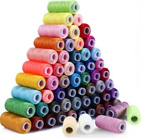 تصویر نخ پلی استر دولا رنگی - کد 288 