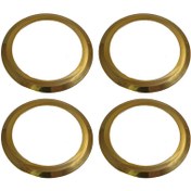 تصویر استیل دور دریچه کولر قطعه سازان کبیر مدل G-0103 مناسب برای رنو ال 90 بسته 4 عددی 