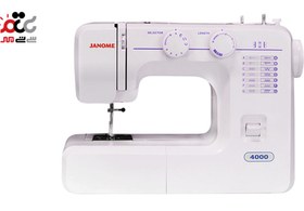 تصویر چرخ خیاطی و گلدوزی 220 ولت ژانومه 4000 Janome Janome 4000 Sewing And Embroidery Machine 220W