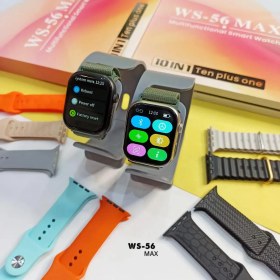 تصویر پک ساعت هوشمند 10 بند طرح اپل واچ مدل WS-56 MAX WS-56 MAX Smartwatch