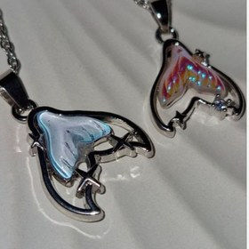 تصویر گردنبند دم وال فانتزی 