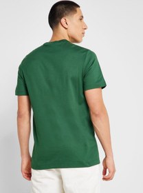 تصویر تی‌شرت یقه گرد با شعار برند Lacoste Slogan Crew Neck T-Shirt