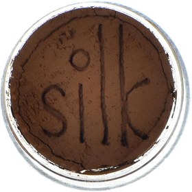 تصویر رنگ گریم صورت قهوه ای مدل Silk 