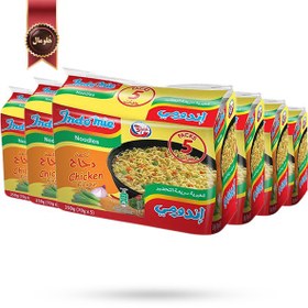 تصویر 6 بسته نودل اندومی indomie مدل مرغ chicken وزن 70 گرم پک 5 تایی 