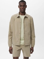 تصویر ژاکت مردانه خاکی منگو | 17051130 MANGO Man 