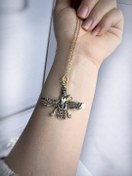 تصویر گردنبند فروهر طلاروس کد 2329 