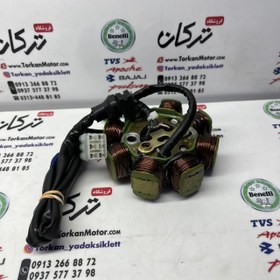 تصویر بوبین ( دستگاه ) سیم پیچی برق موتور پالس LS 135 ال اس باجاج اصلی 