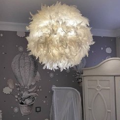 تصویر لوستر مدرن پر سفید 