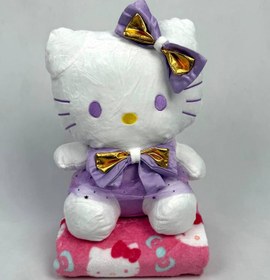 تصویر پتوعروسک کیتی 