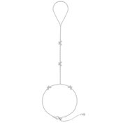 تصویر دستبند تمیمه نقره طرح باترفلای BSi-989