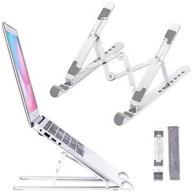 تصویر استند و پایه لپ تاپ فلزی تاشو ارلدام EH173 EARLDOM EH173 ADJUSTABLE LAPTOP STAND