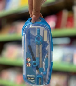 تصویر ست پرگار نقاله گونیا اسکول فنز 