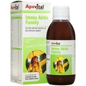 تصویر شربت ایمو اكتیو فمیلی 200 میلی لیتر آپوویتال Apovital Immu Aktiv Family Syrup