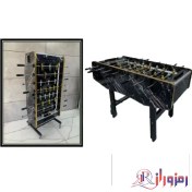 تصویر فوتبال دستی هایگلاس مدل F130 با کف شیشه و پایه تاشو 