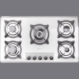 تصویر اجاق گاز استیل ۵ شعله درسا مدل مانلی DG2204-5M Dorsa Steel Hob Model Maneli