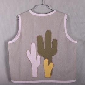 تصویر جلیقه تمام دست دوز و دو رو 