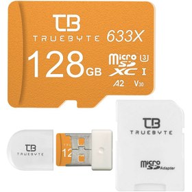 تصویر کارت حافظه microSD XC تروبایت مدل 533X-A2- V30 کلاس 10 استاندارد UHS-I U3 ظرفیت 128 گیگابایت 