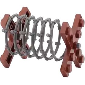 تصویر ماک لگو بلوک سیم خاردار 