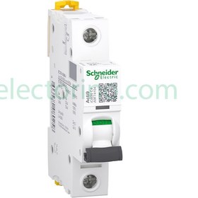 تصویر مینیاتوری تک فاز با جریان نامی 4 آمپر 1P-4مدل A9F74104 برند Schneider Electric 