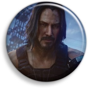 تصویر پیکسل ابیگل طرح بازی سایبرپانک کیانو ریوز کد cyberpunk keanu reeves 003 