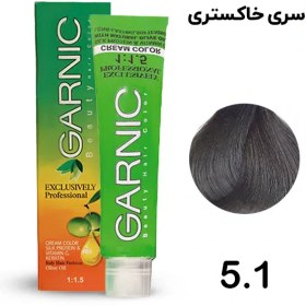 تصویر رنگ موی گارنیک سری خاکستری شماره 5.1 قهوه ای خاکستری روشن 