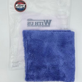 تصویر دستمال میکروفایبر بسیار نرم 500gsm ویداس WithUs Deluxe Buffing Towel 