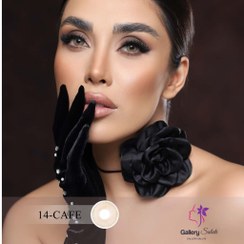 تصویر لنز چشم کانفست شماره 14 رنگ CAFE CONFEST CONTACT LENS