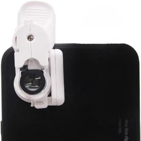 تصویر میکروسکوپ گیره دار بغل عدسی دار 20X/60X کد 6085 